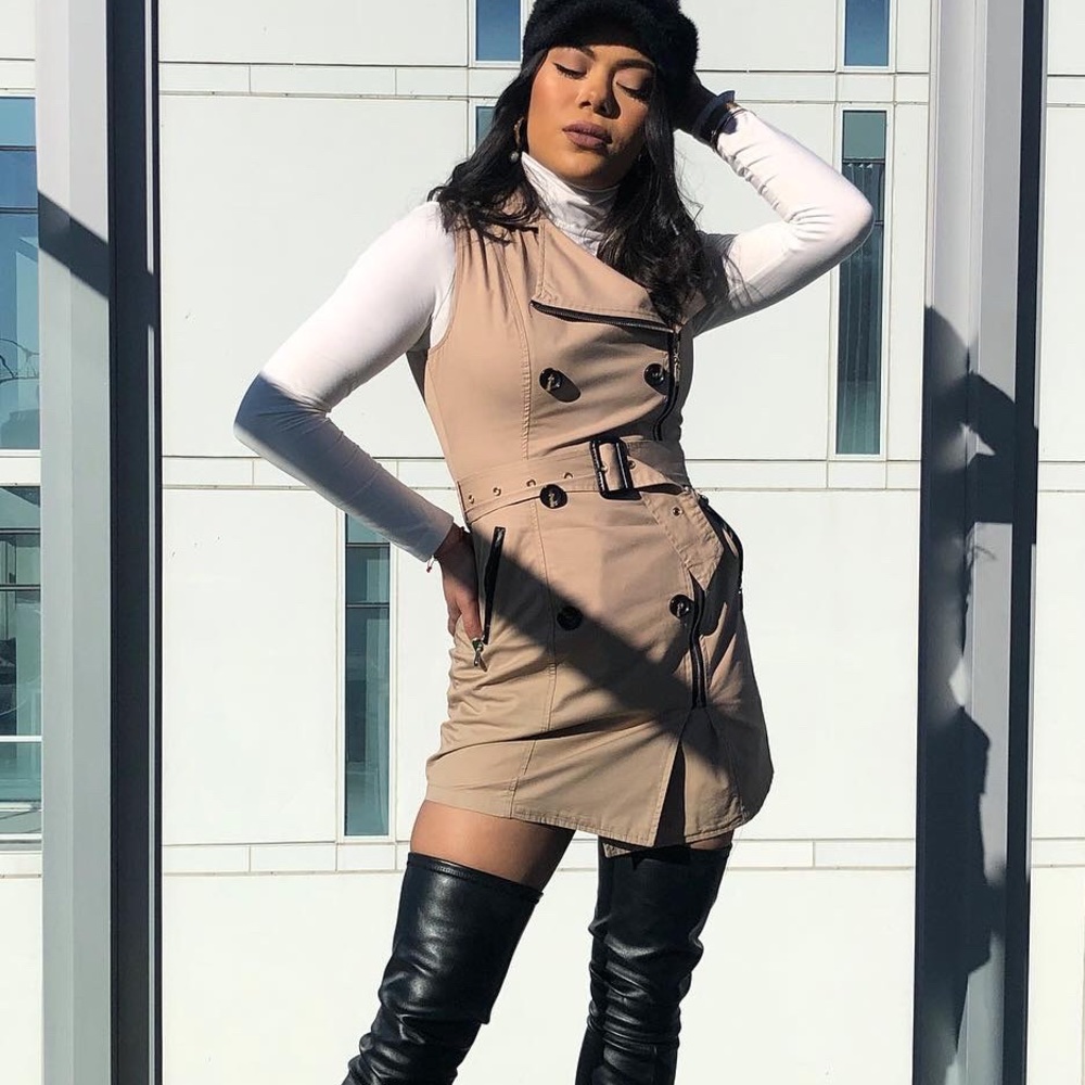 Trench Coat Dress
